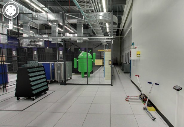 Android on duty in the data center